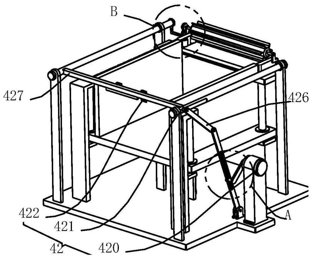 Automatic colloidal coating gluing mechanism suitable for plastic plates