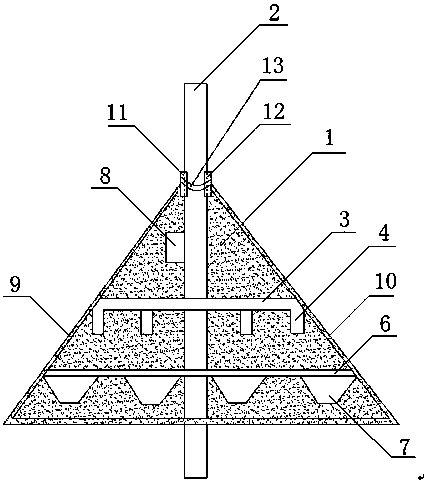 Water and soil conservation tree transplanting device