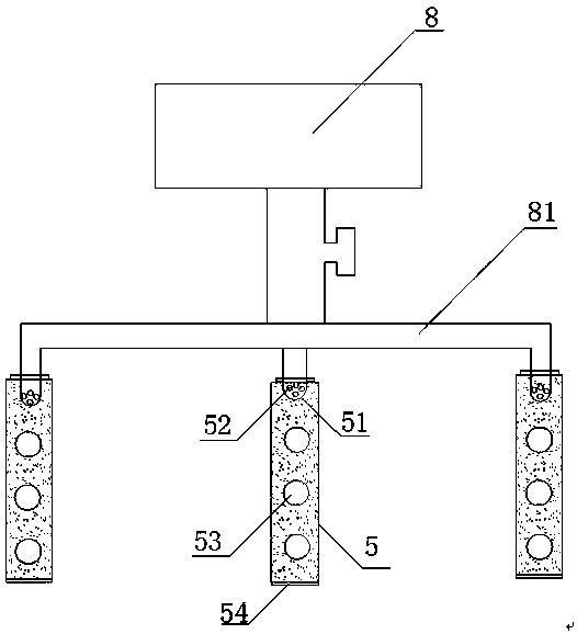 Water and soil conservation tree transplanting device