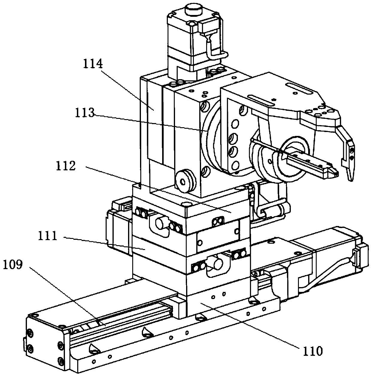 Butterfly semiconductor laser device automatic coupling sealing optical fiber fixture