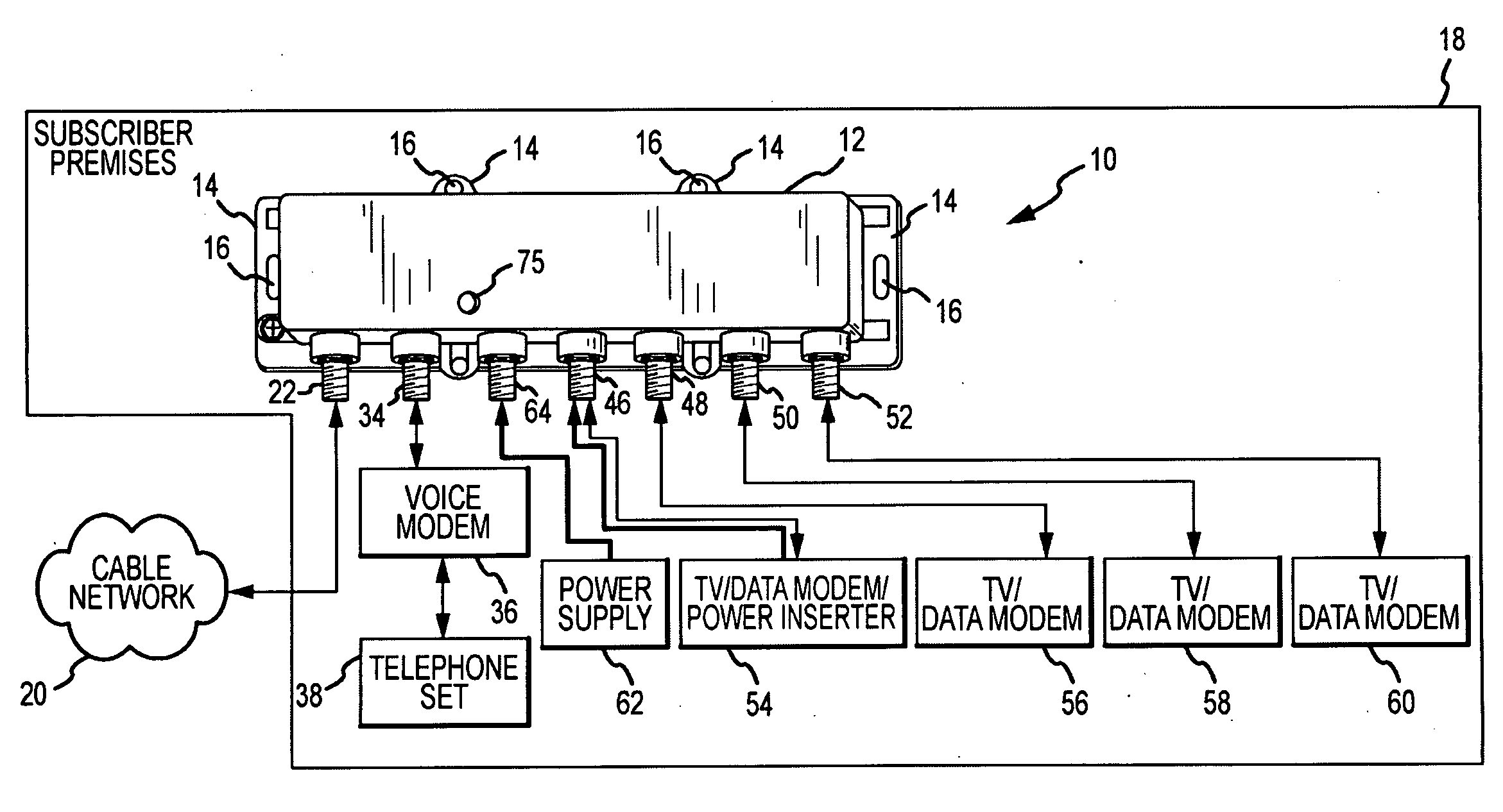 Passive-Active Terminal Adapter and Method Having Automatic Return Loss Control