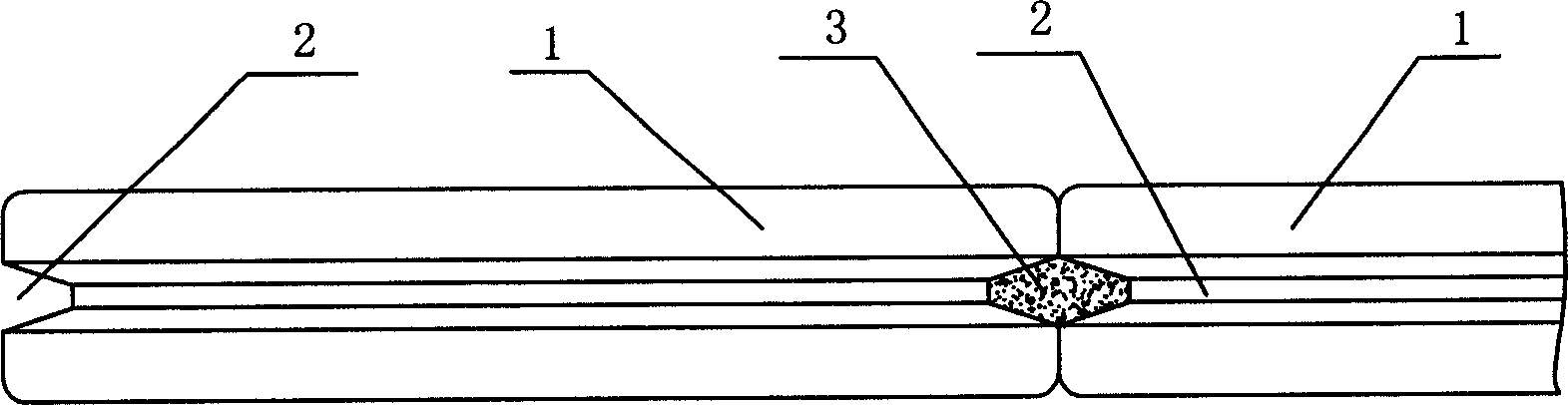 Waterproof splicing structure for floors