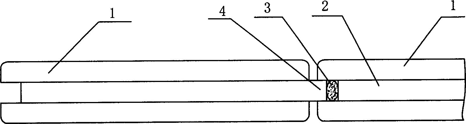 Waterproof splicing structure for floors