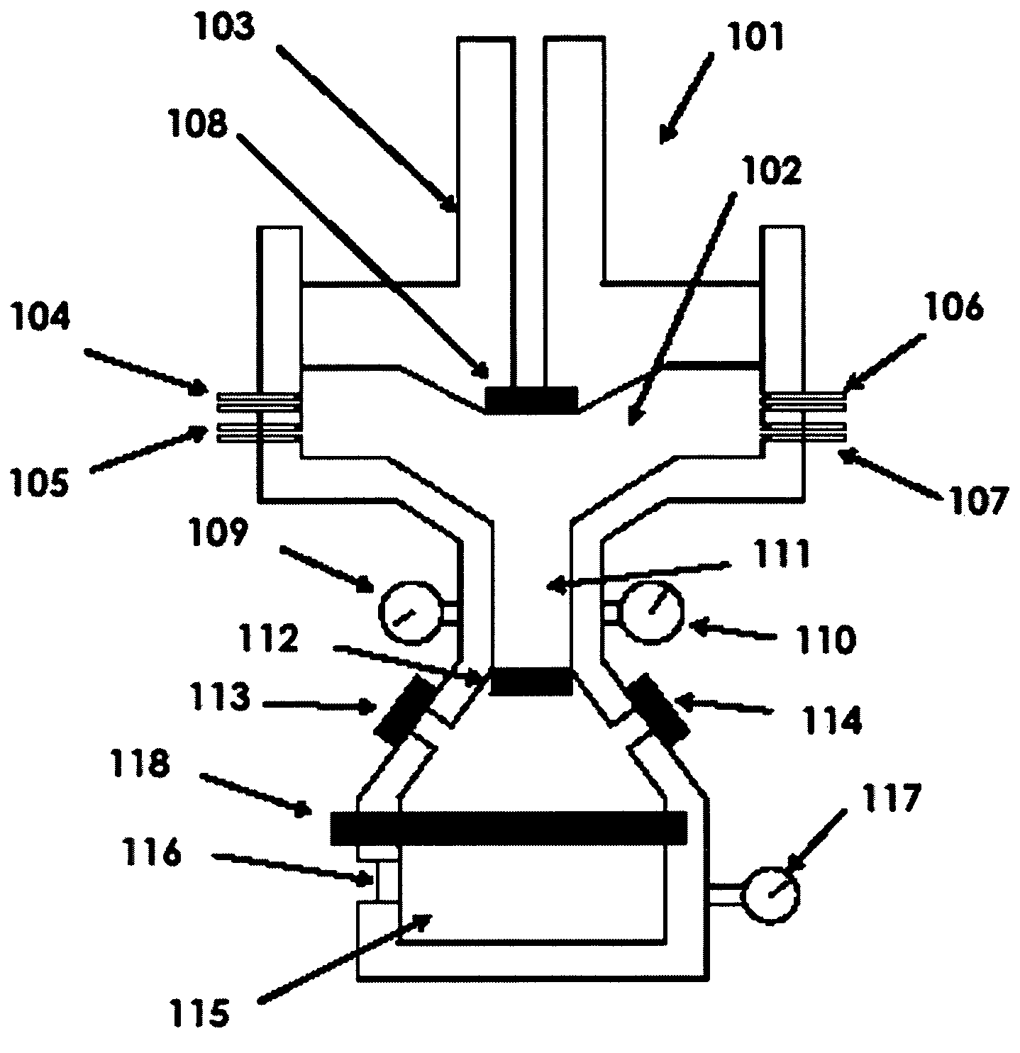 Chemical mechanical vapor deposition device for production of bone substitute material