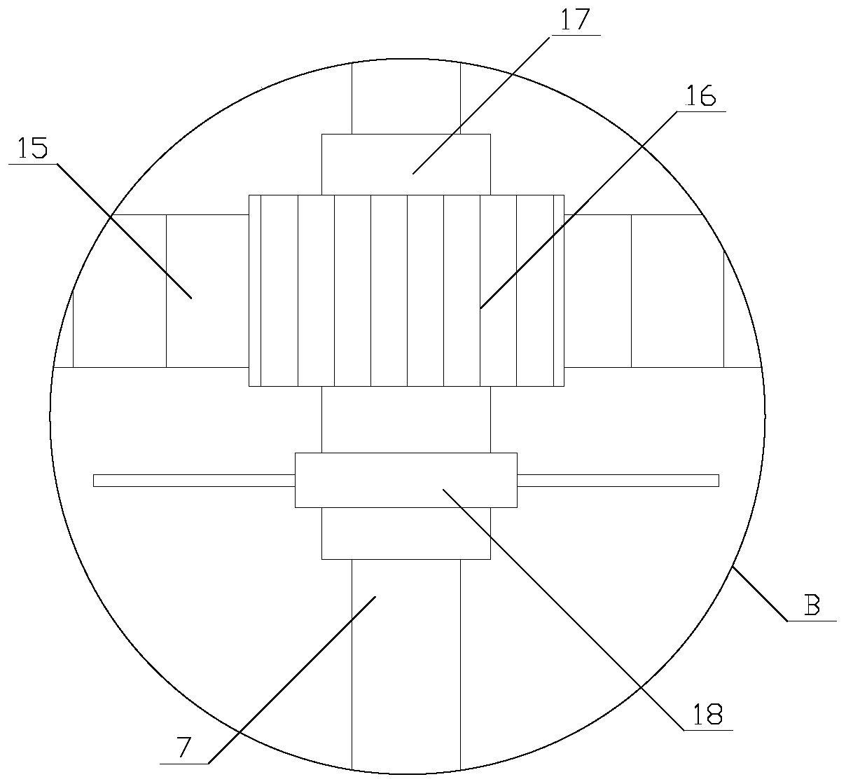 Indoor lighting device convenient to maintain and having dust removal function