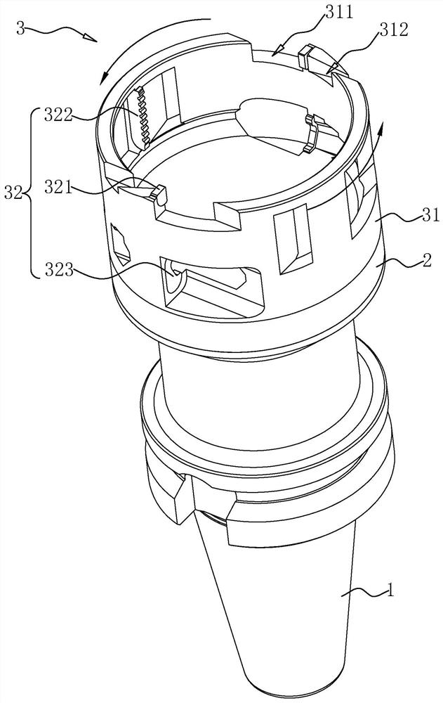 PCD forming sleeve milling cutter