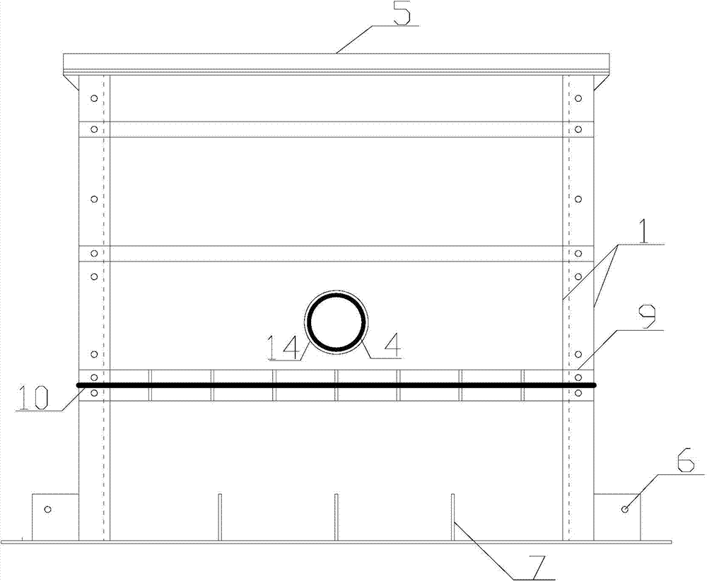 Model test apparatus for stimulating tunnel excavation process