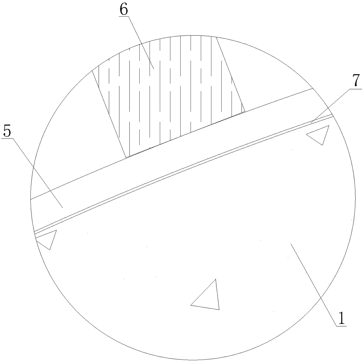 Plastering-free curved concrete wall section steel back rib composite template and construction method