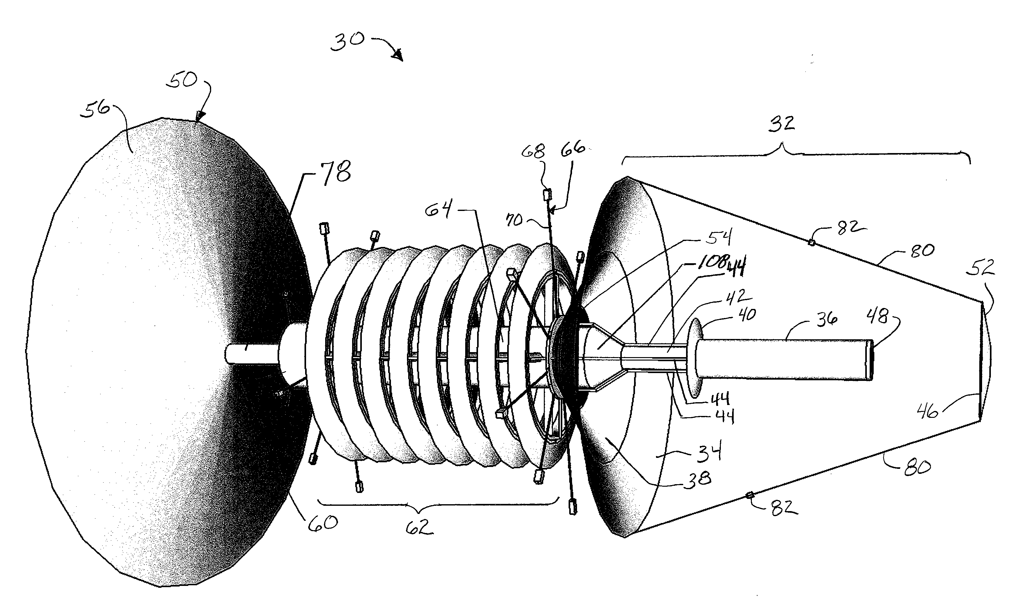 Orbiting power plant