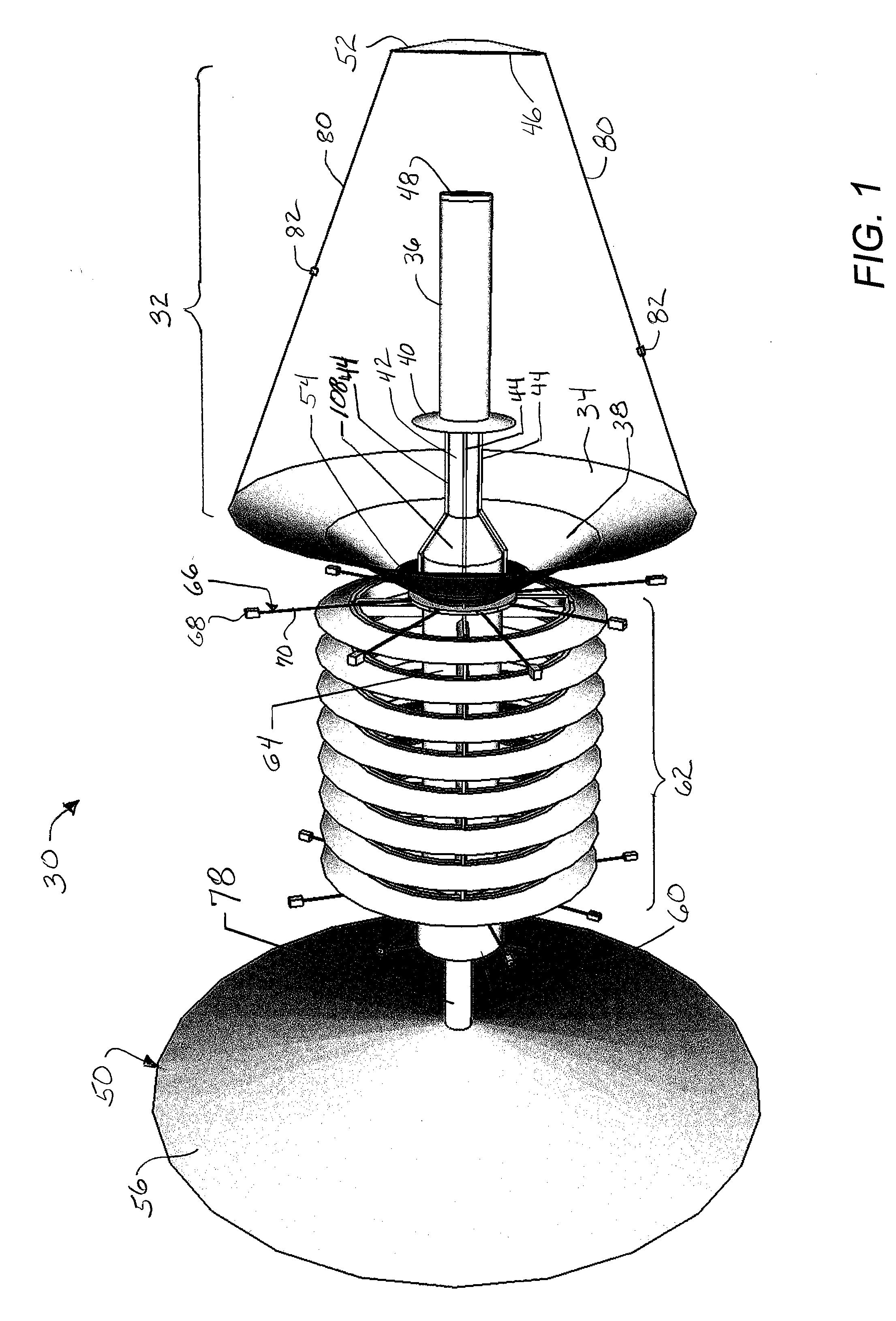 Orbiting power plant