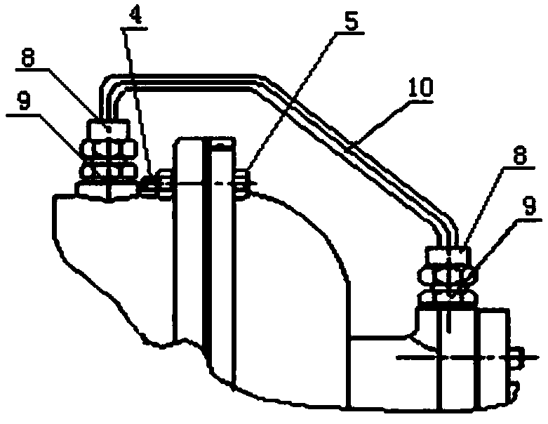 Carbon dioxide gas compressor screw rod oil pump capable of removing excess gas automatically