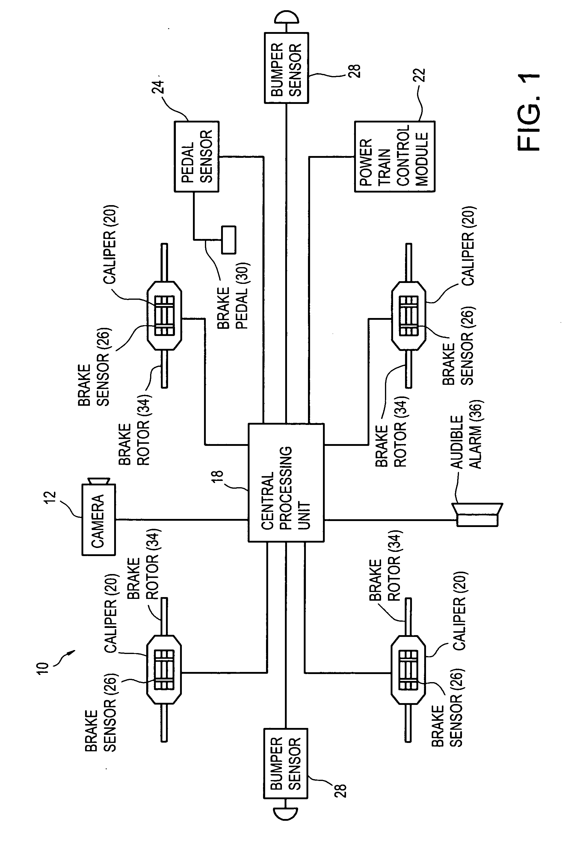 Land vehicle braking system