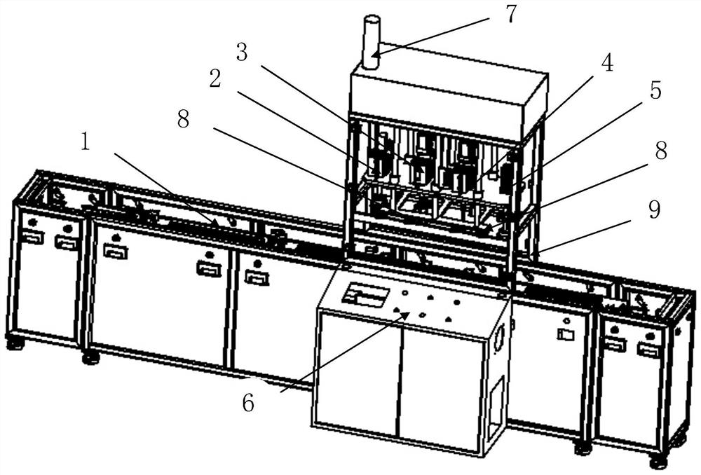 Automatic bottom rotating device and process for heat preservation container product