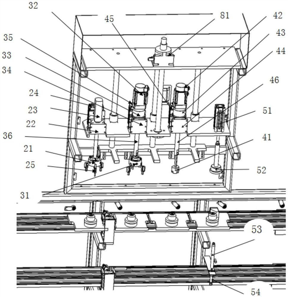 Automatic bottom rotating device and process for heat preservation container product