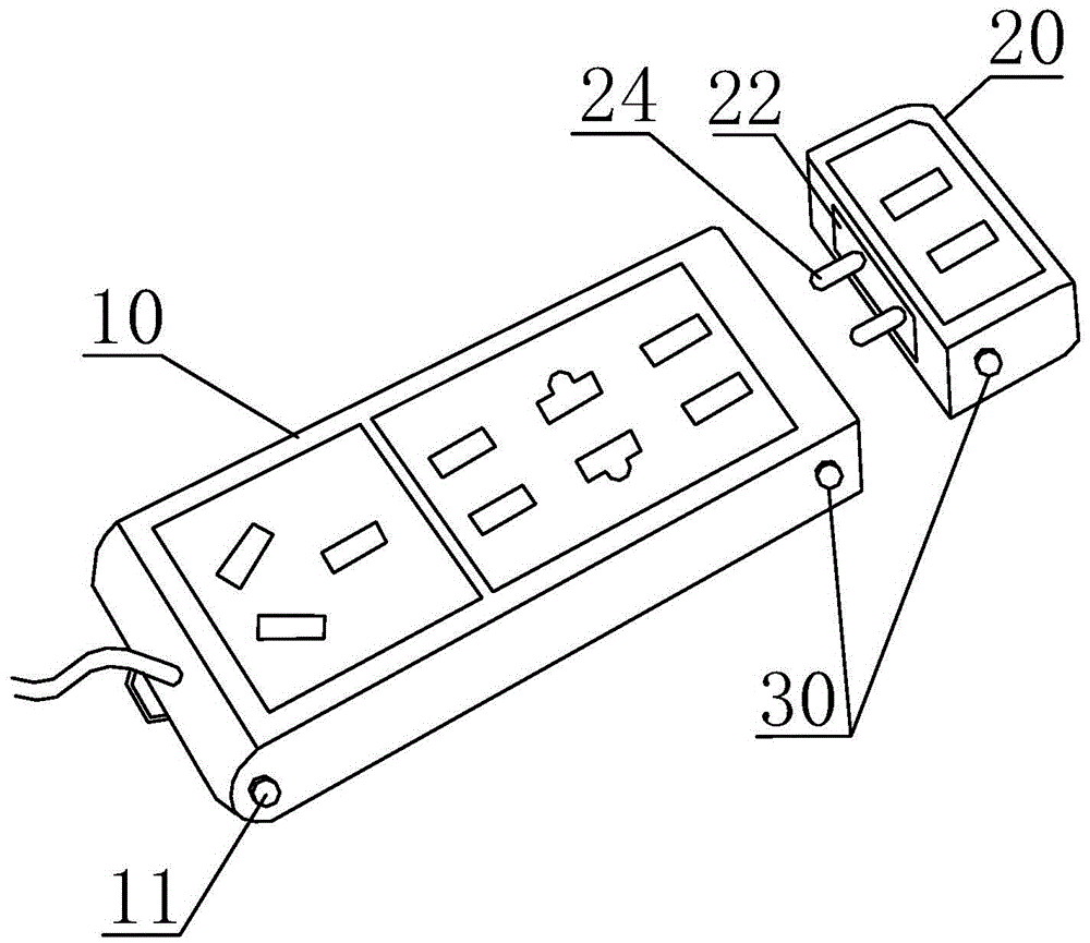 Power strip with relay module