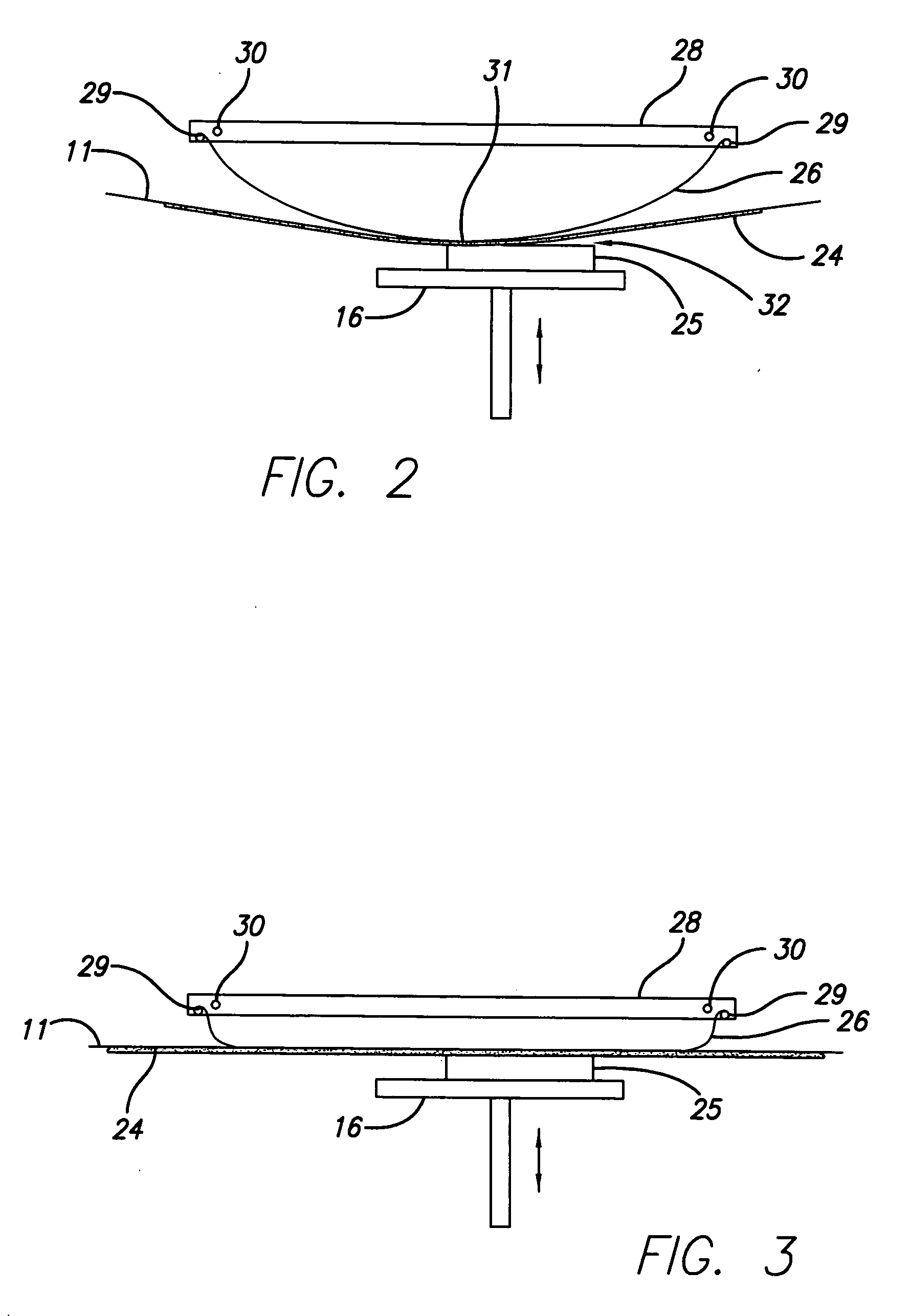 Bubble-free cross-sections for use in solid imaging