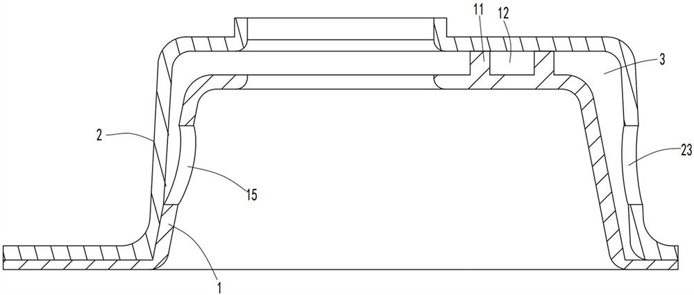 A pump body muffler, pump body assembly and compressor