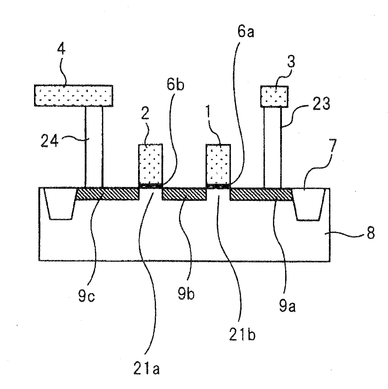 Antifuse element in which more than two values of information can be written