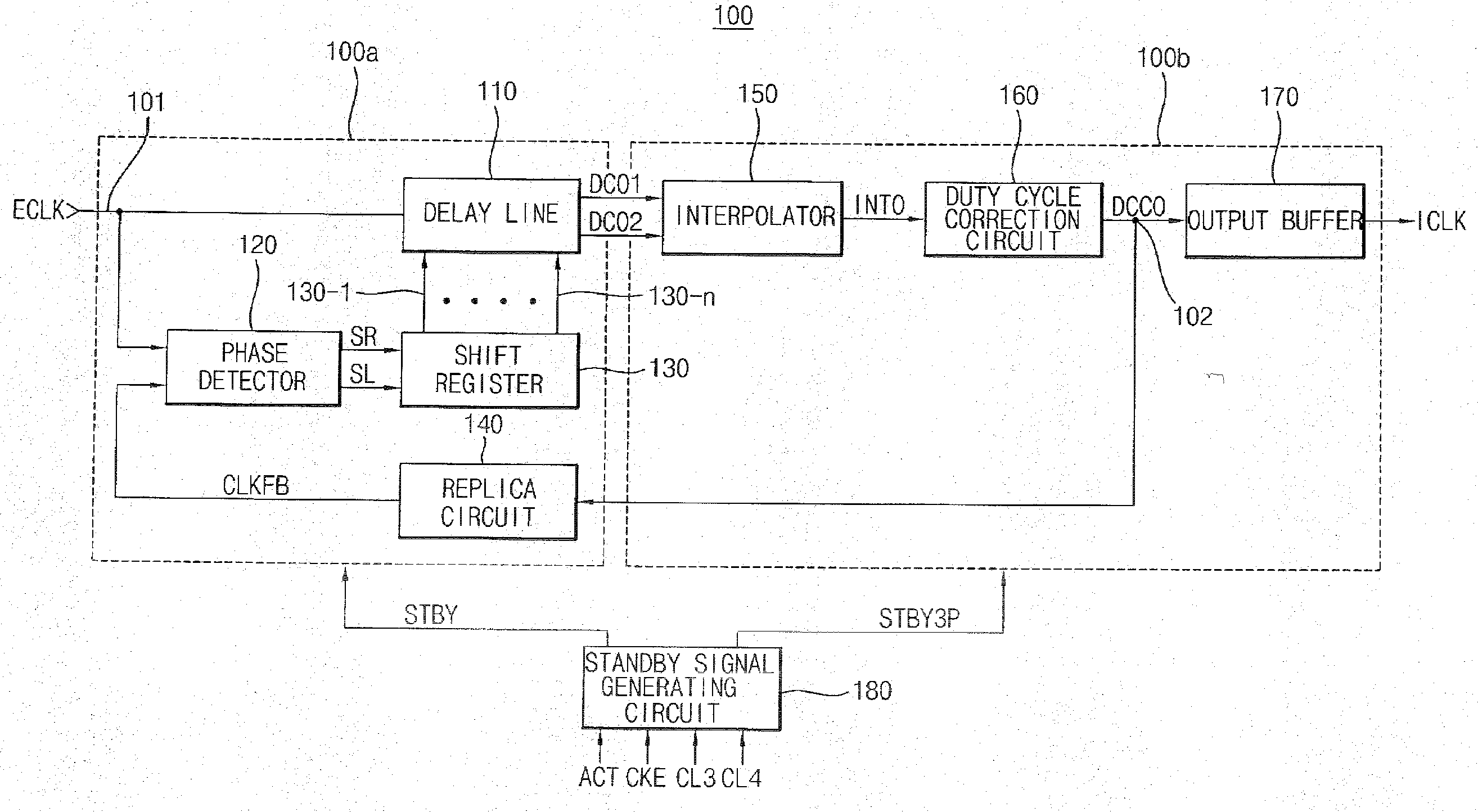 Delay-locked loop circuit of a semiconductor device and method of controlling the same