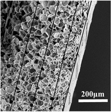 Preparation method of gradient macroporous conductive composite hydrogel for flexible strain sensor