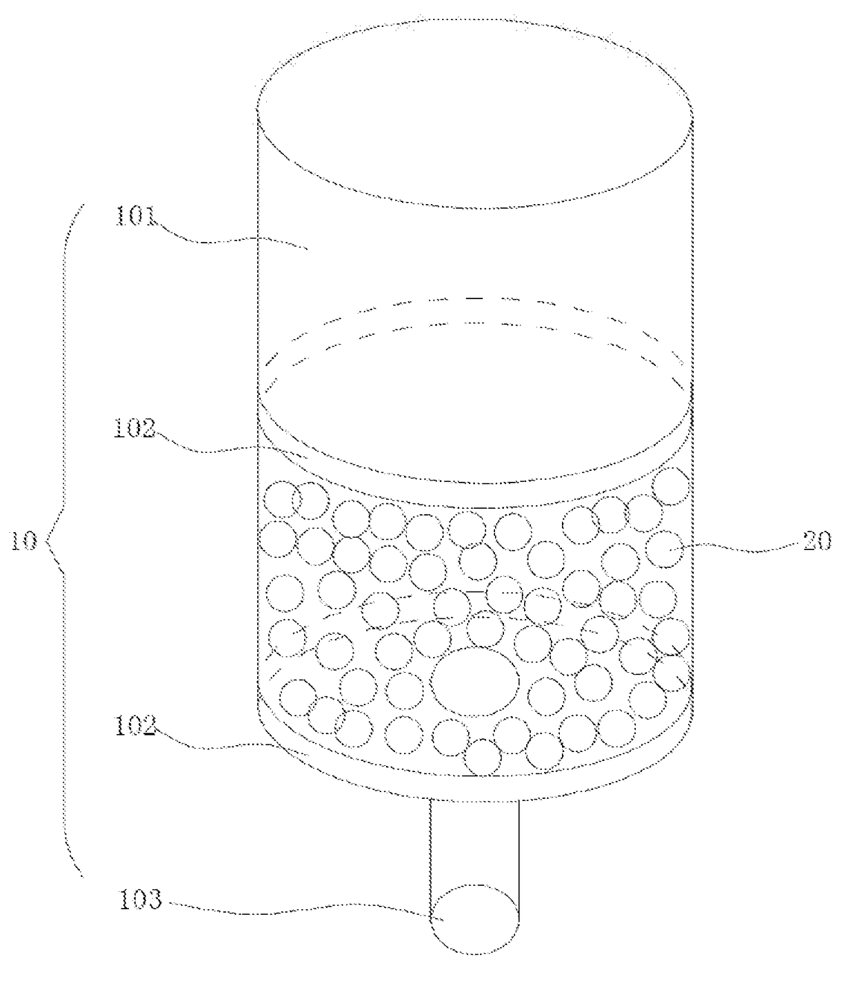 Solid phase extraction column, preparation method therefor, and pre-processing method of chemical sample based on solid phase extraction column