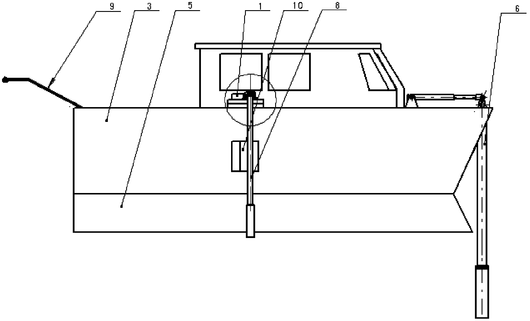 Double-body mechanical marine survey boat