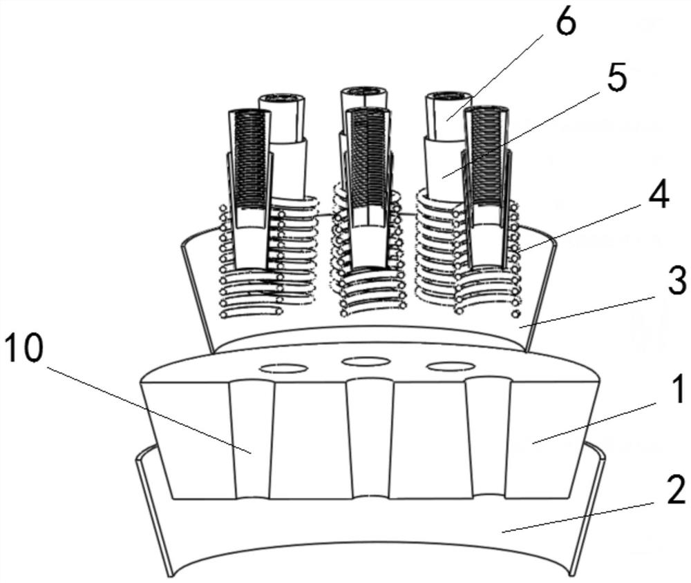 FRP/steel composite constraint UHPC anchor plate and preparation method thereof