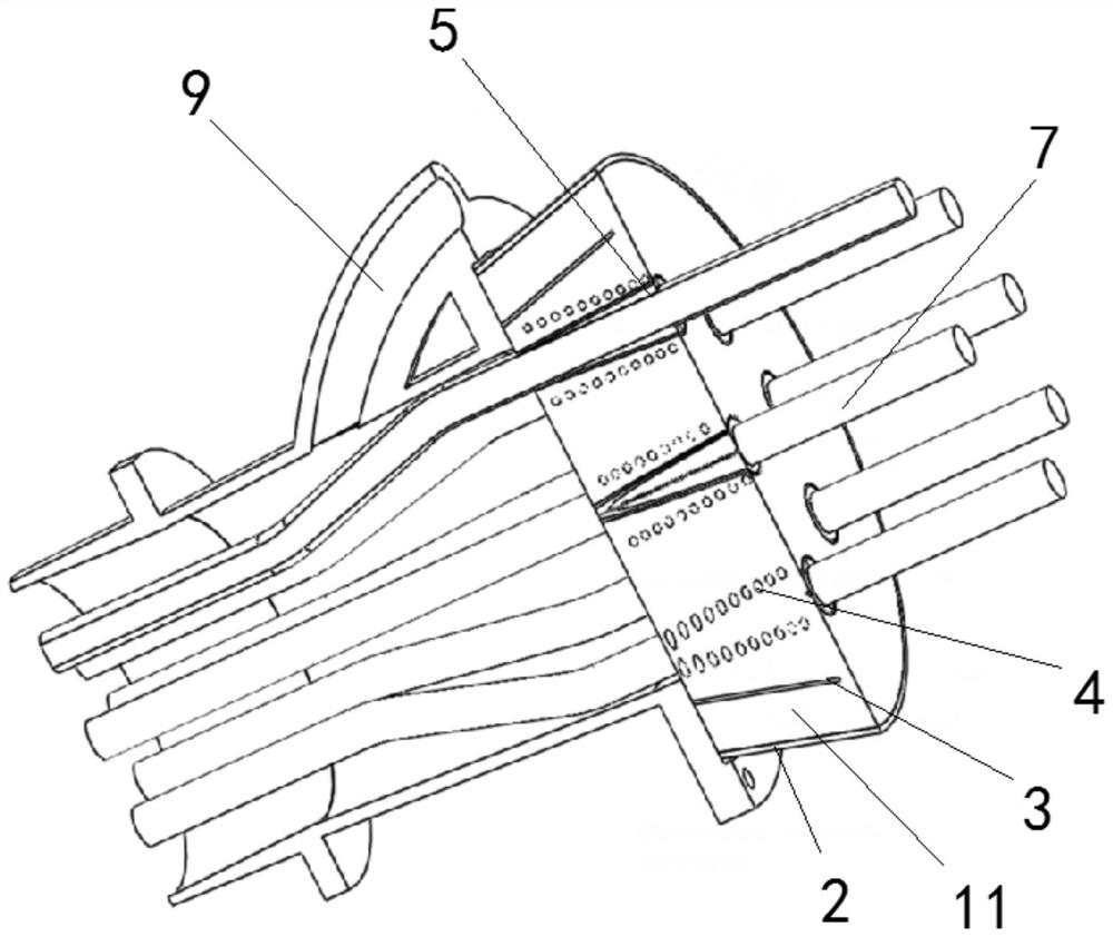 FRP/steel composite constraint UHPC anchor plate and preparation method thereof