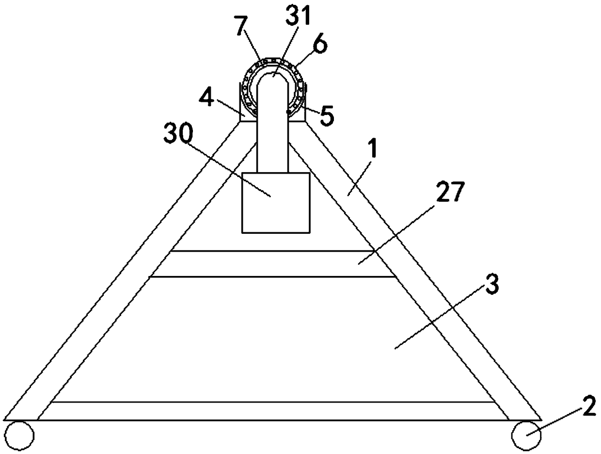 Cloth rolling device for textile drying equipment