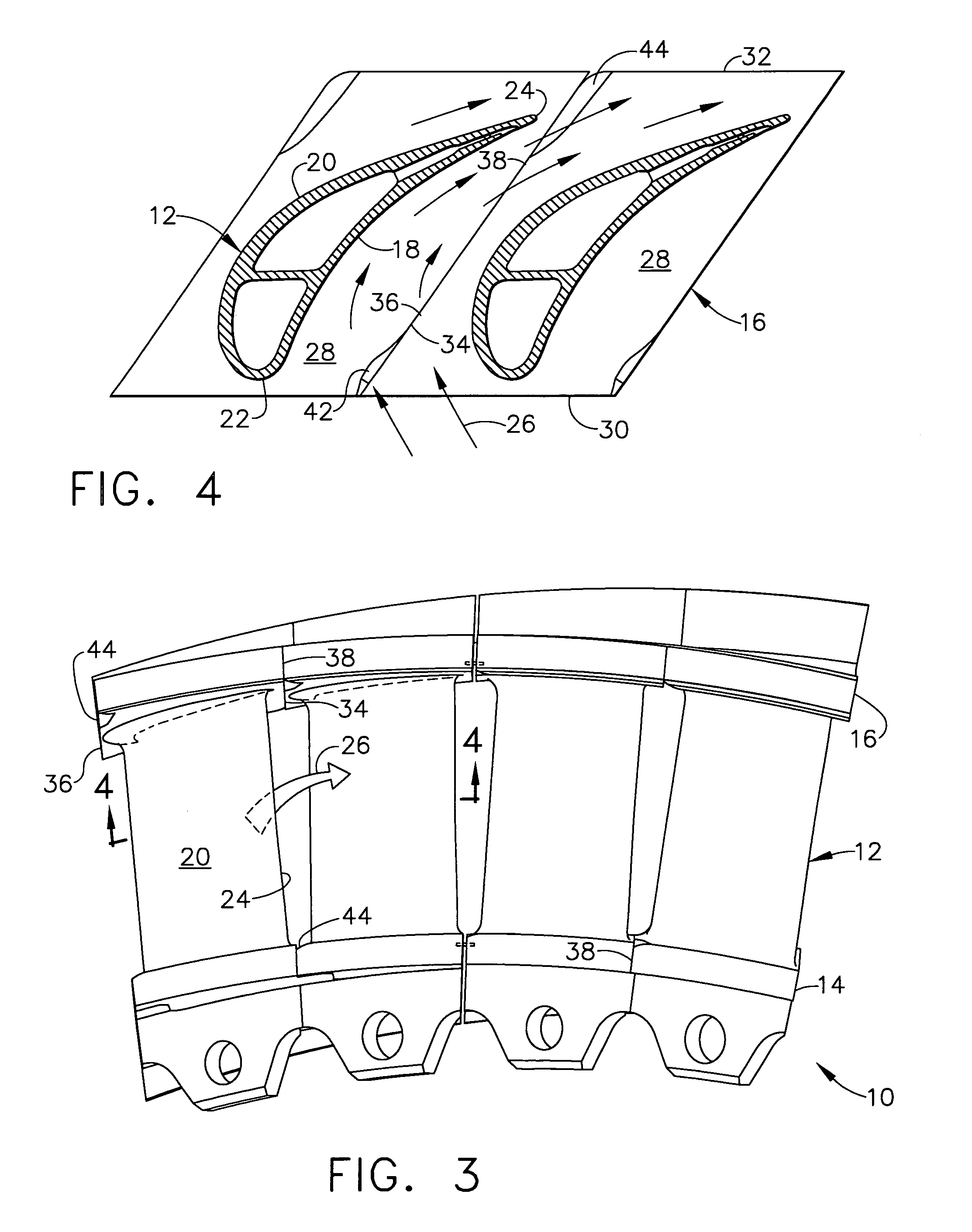 Bullnose step turbine nozzle