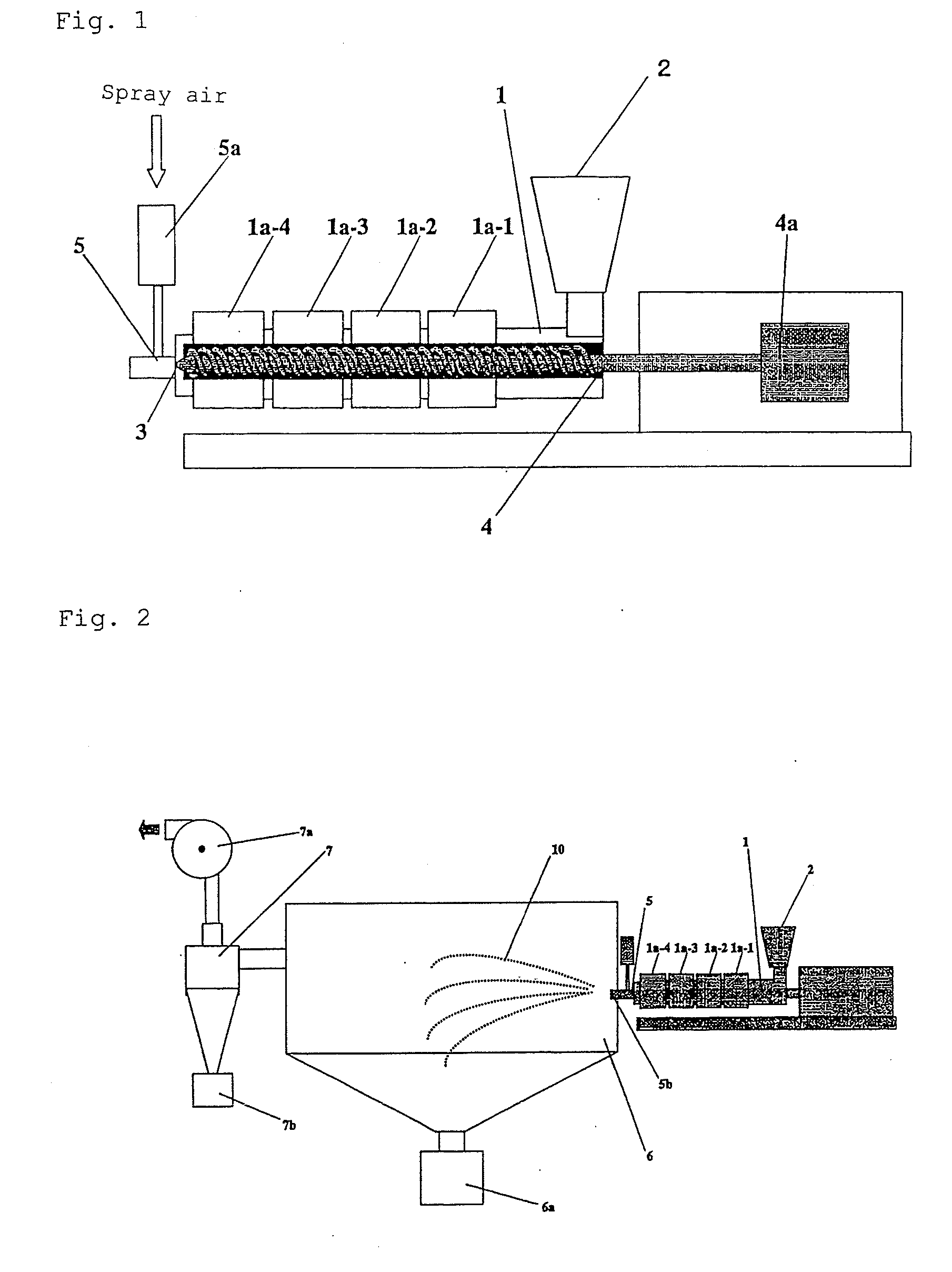 Method of producing drug-containing wax matrix particles, extruder to be used in the method and sustained-release preparation containing cilostazol