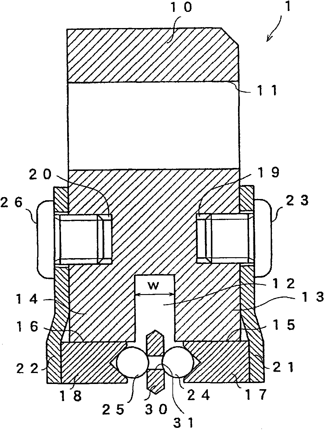 Cutter wheel holder unit