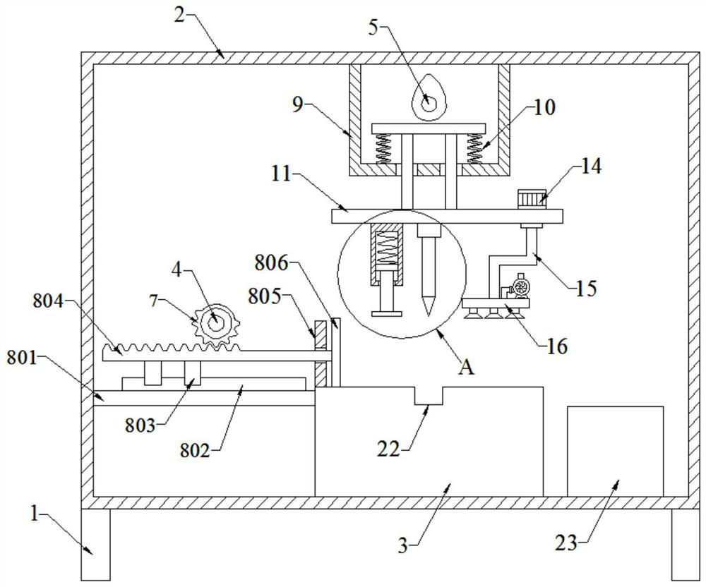 Aluminum product equivalent cutting device for waste aluminum recovery and implementation method thereof