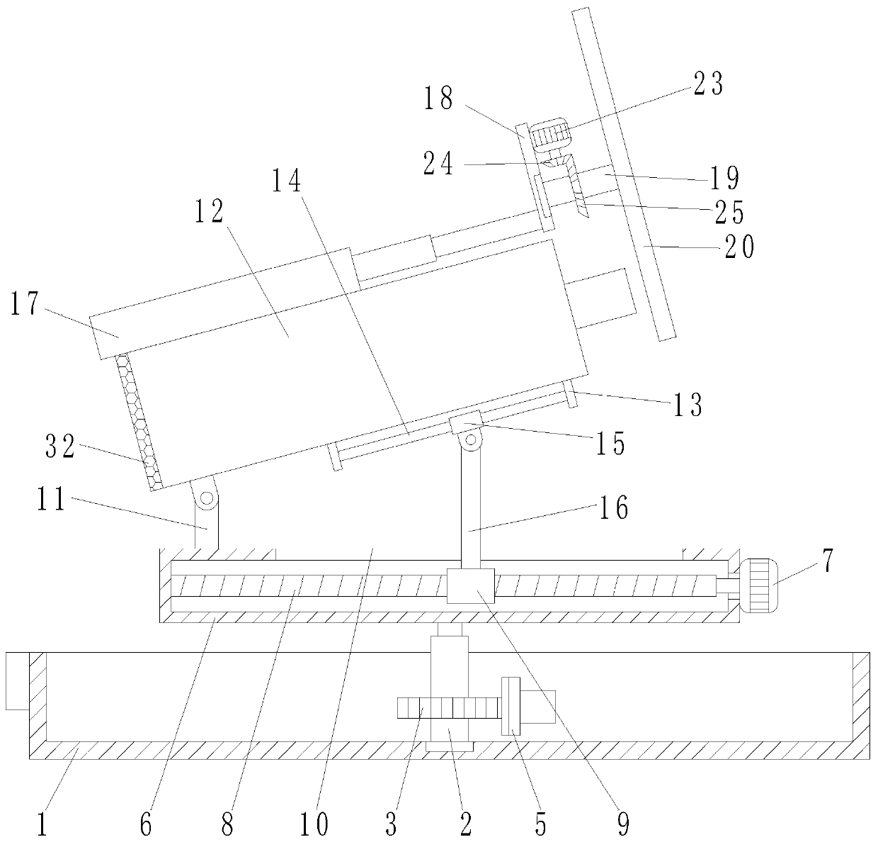 Projection lamp for dancing theater and using method