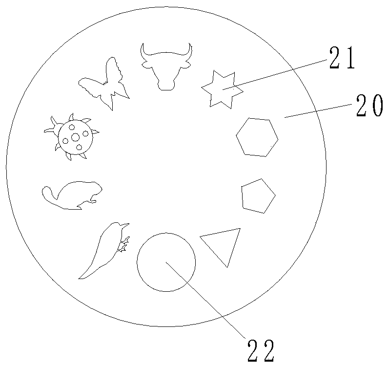 Projection lamp for dancing theater and using method