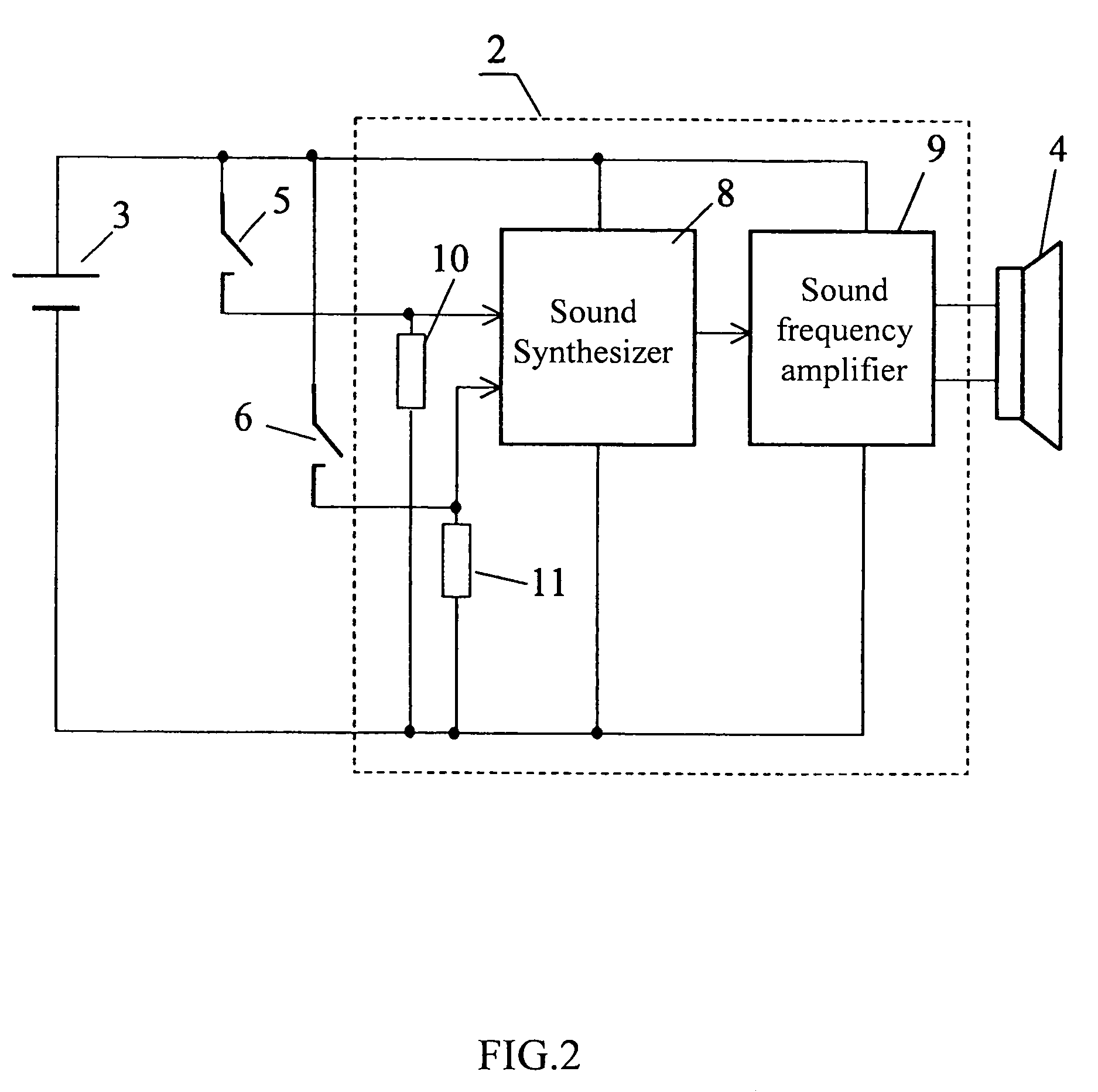 Package provided with a sound-reproducing device