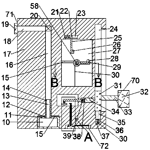 Landscape fountain overflow water discharging equipment