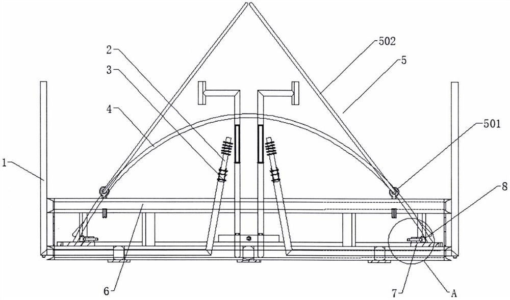 Quenching treatment clamp