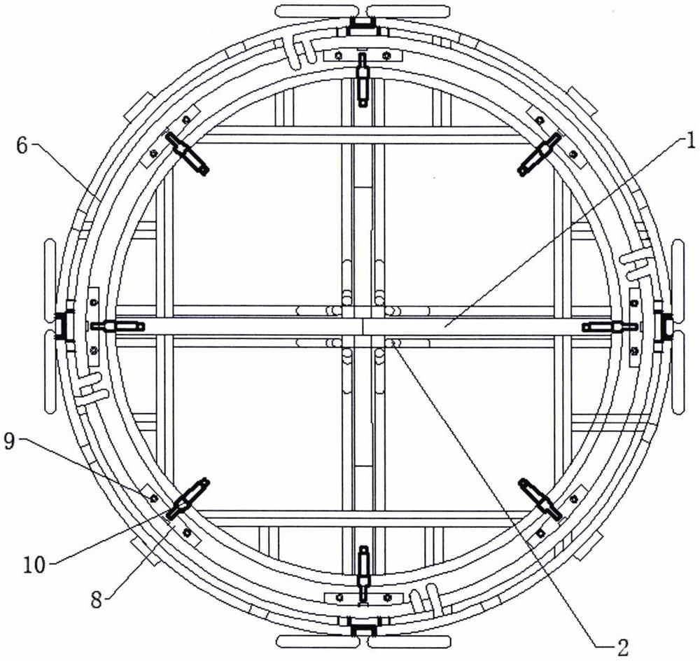 Quenching treatment clamp