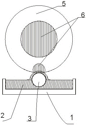 Piezoelectric ceramic piece positive and negative electrode electrical connection device