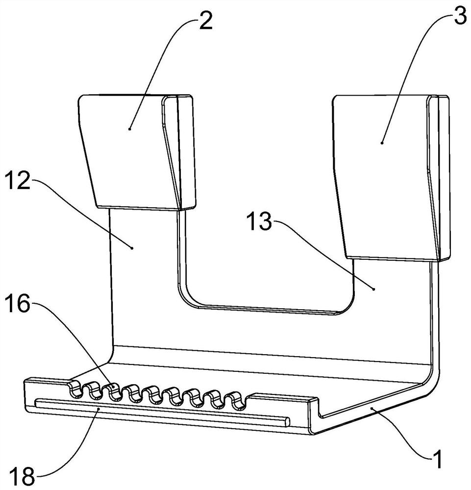 Pedal type door handle and door