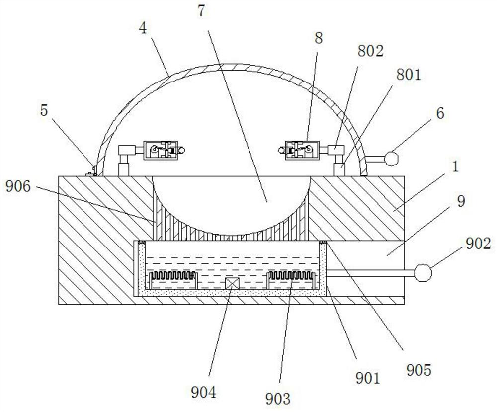 Internal medicine headache treatment device combining traditional Chinese medicine and western medicine