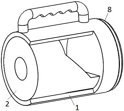 BeiDou locating field searchlight