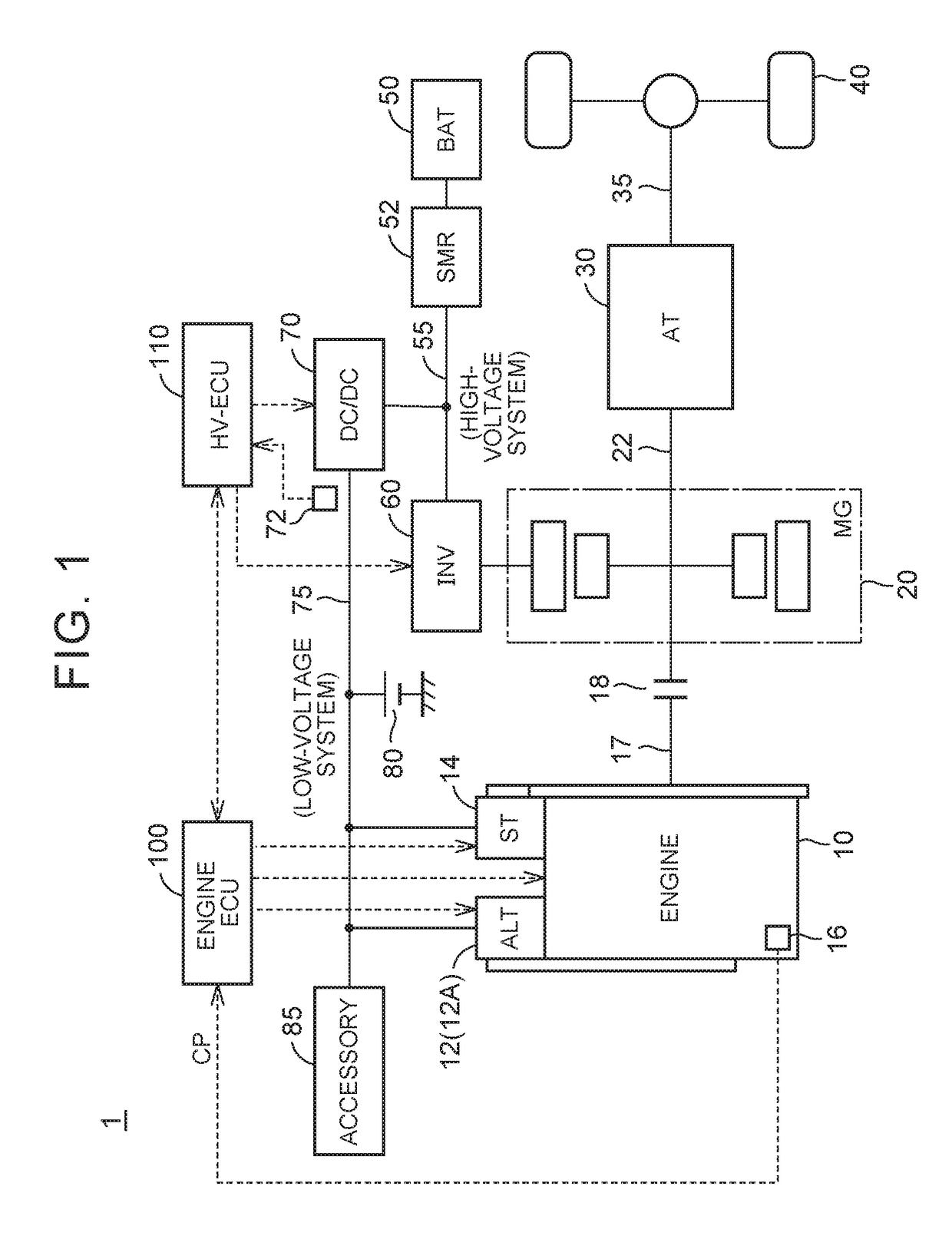 Vehicle and control method therefor