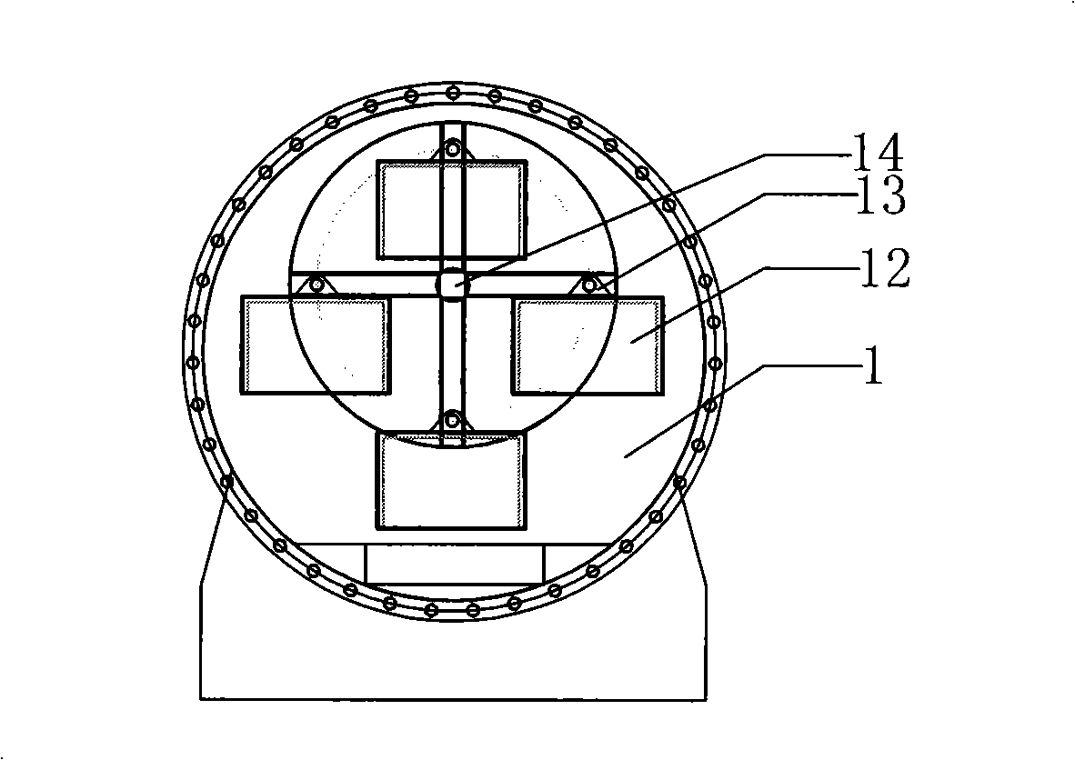 Cleaning structure of industry parts washer