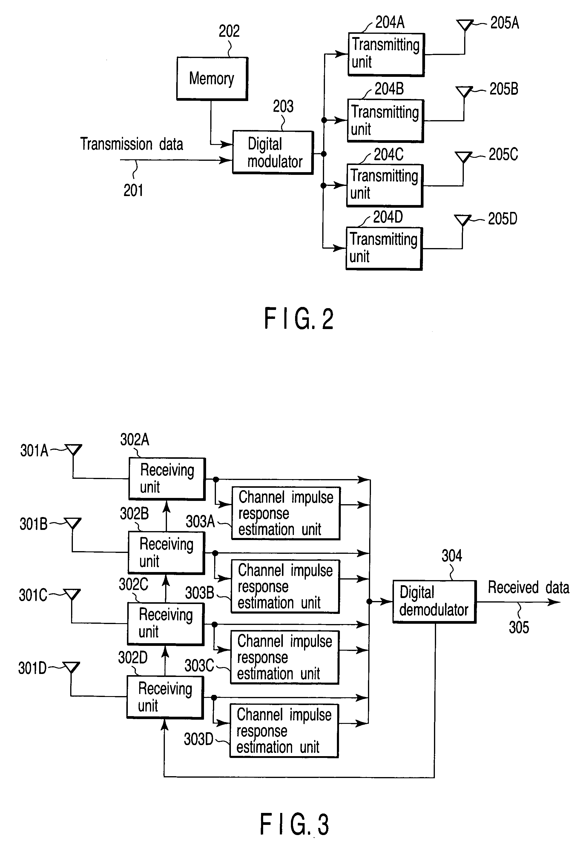 Wireless transmitting and receiving device and method