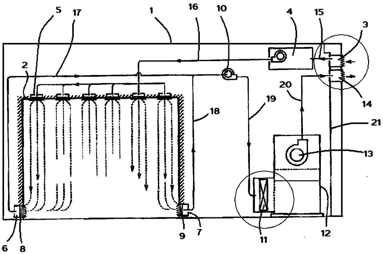 Living livestock transportation container with air inlet and outlet pipeline integration module