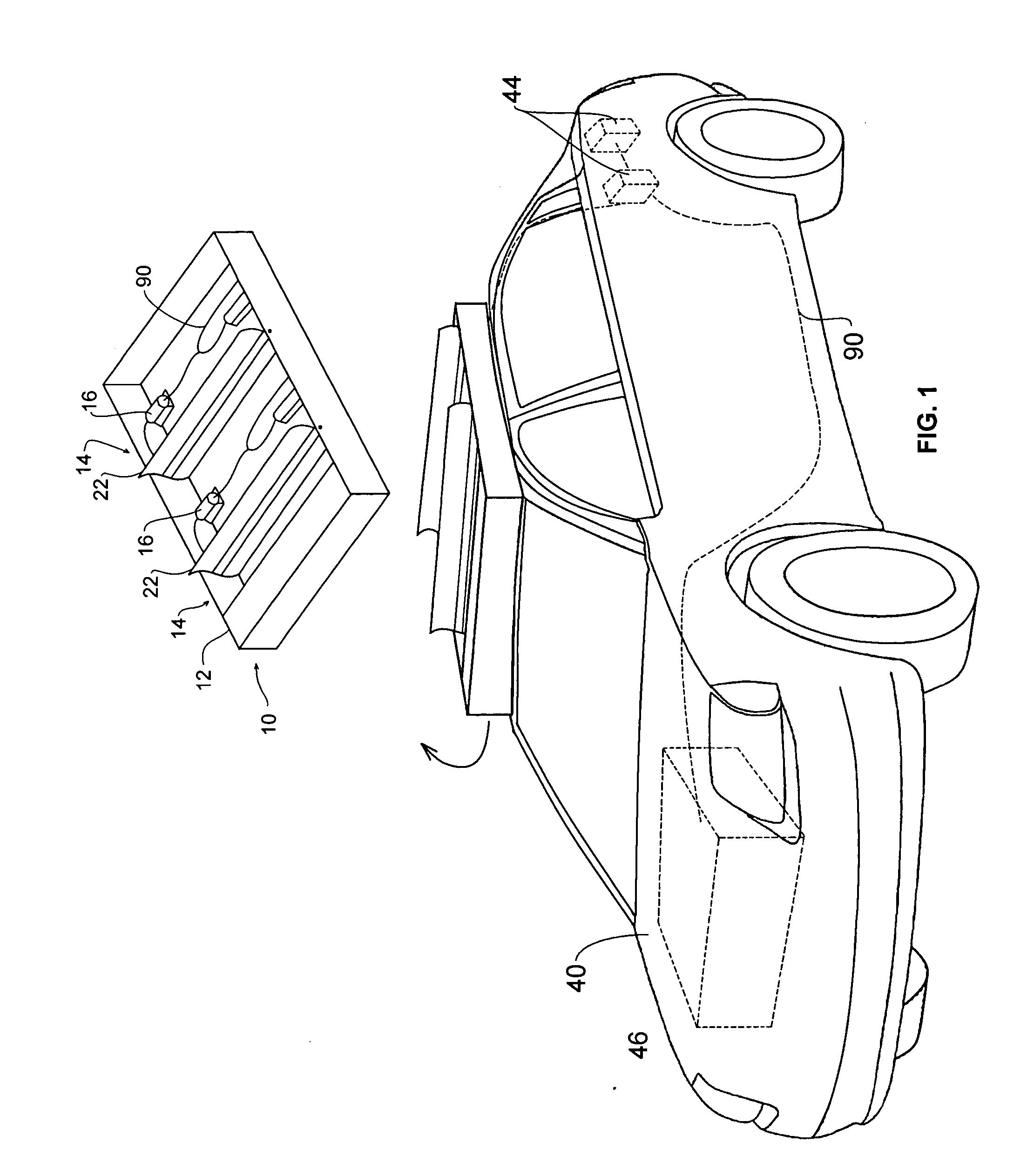 Current powered vehicle