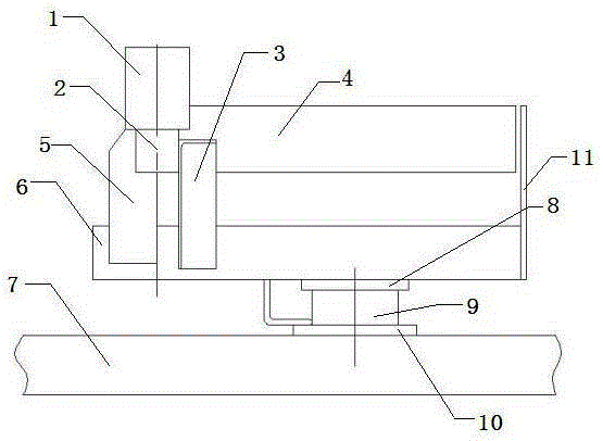 Aligning carrier roller set core device