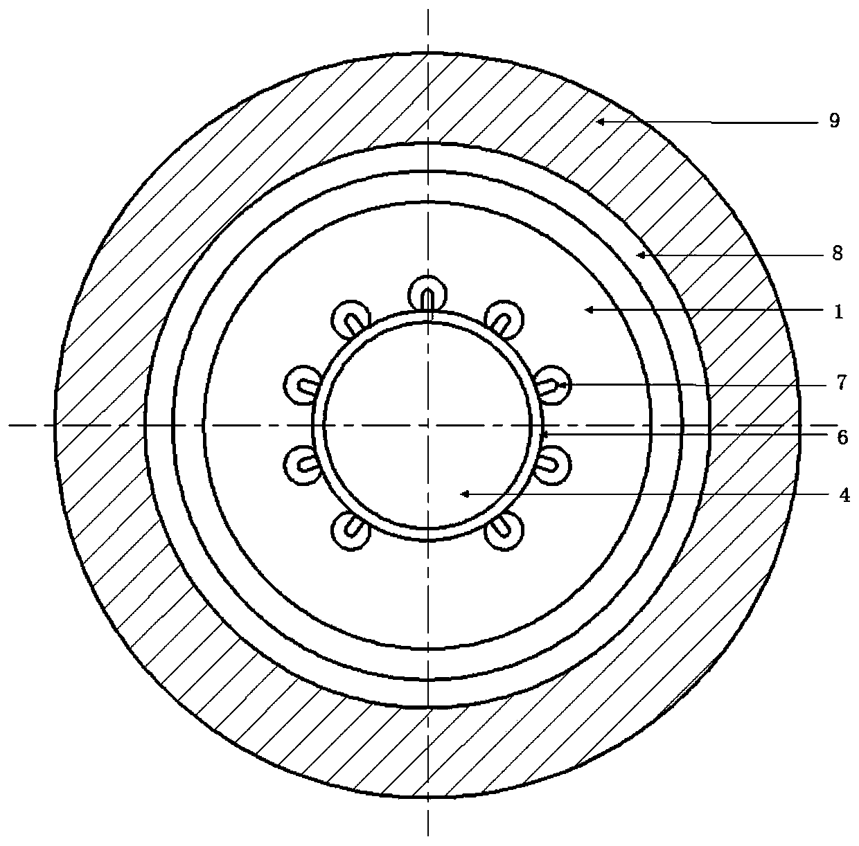 Multi-pole multi-electron injection radiation source based on cold cathode